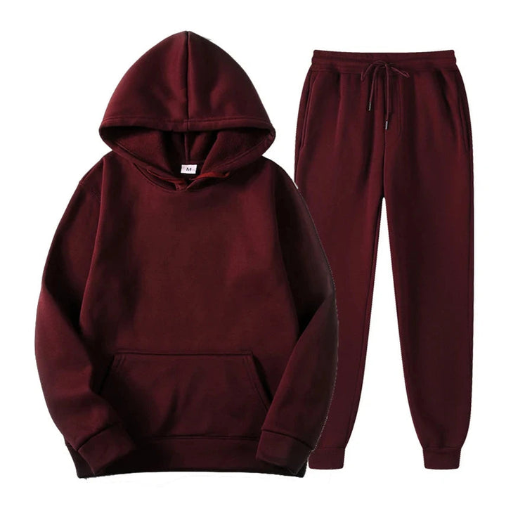 Survêtement homme décontracté, parfait pour un style urbain casual chic.