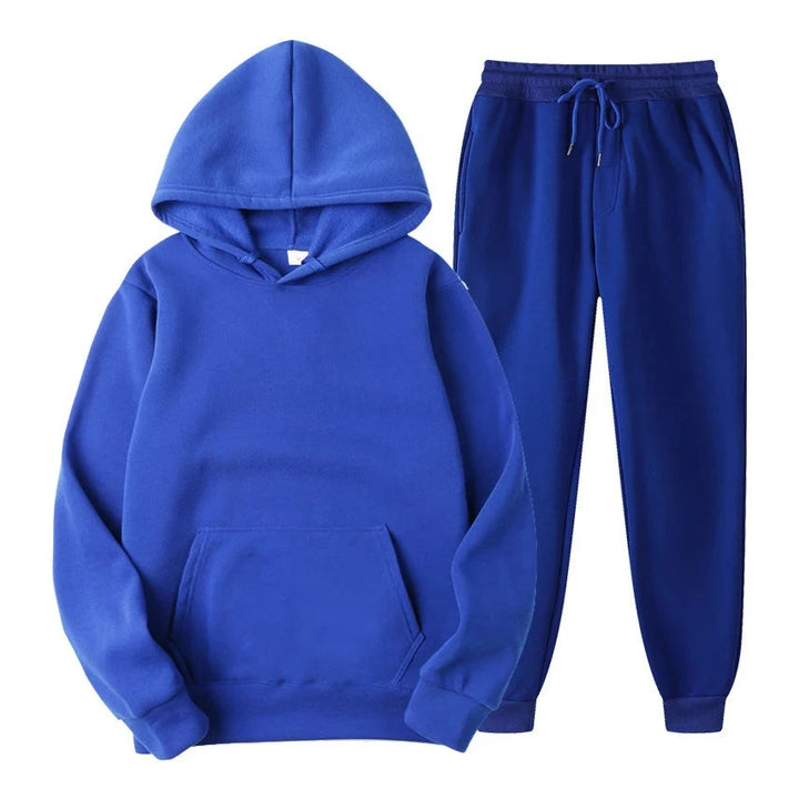 Tenue homme complète : ensemble jogging mode, confortable et prêt-à-porter.