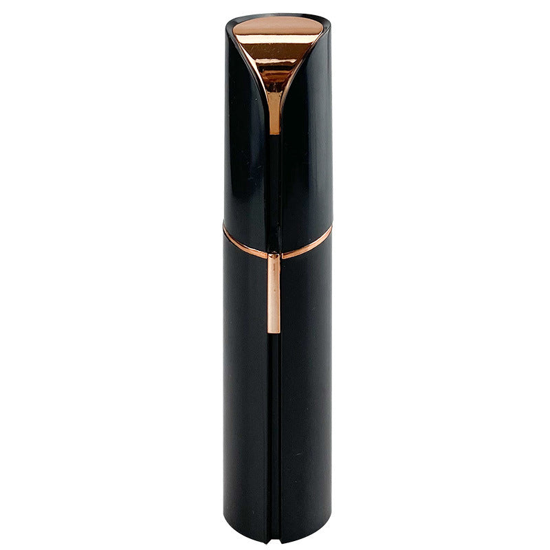 "Épilateur facial portable élégant, compact, idéal pour une peau lisse et douce; accessoire essentiel pour femmes."