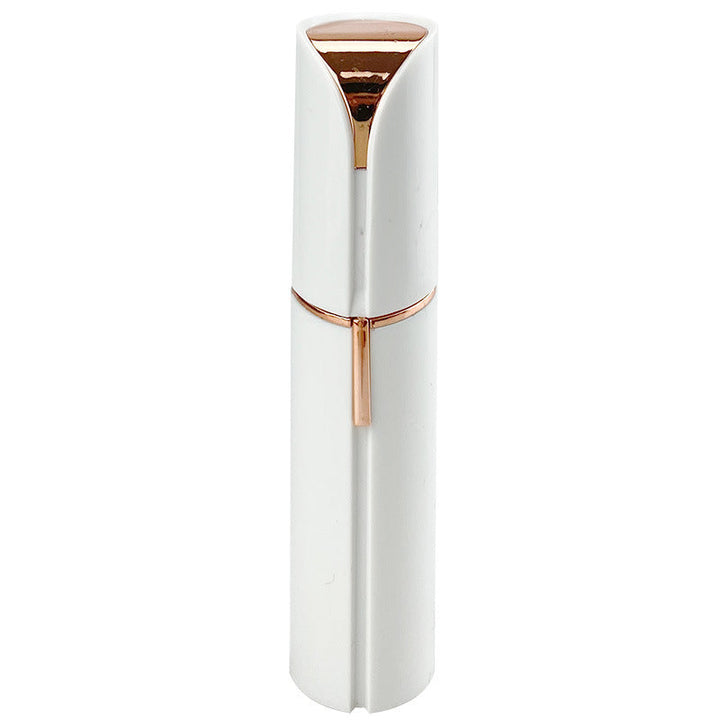 "Épilateur facial portable élégant, compact, idéal pour une peau lisse et douce; accessoire essentiel pour femmes."