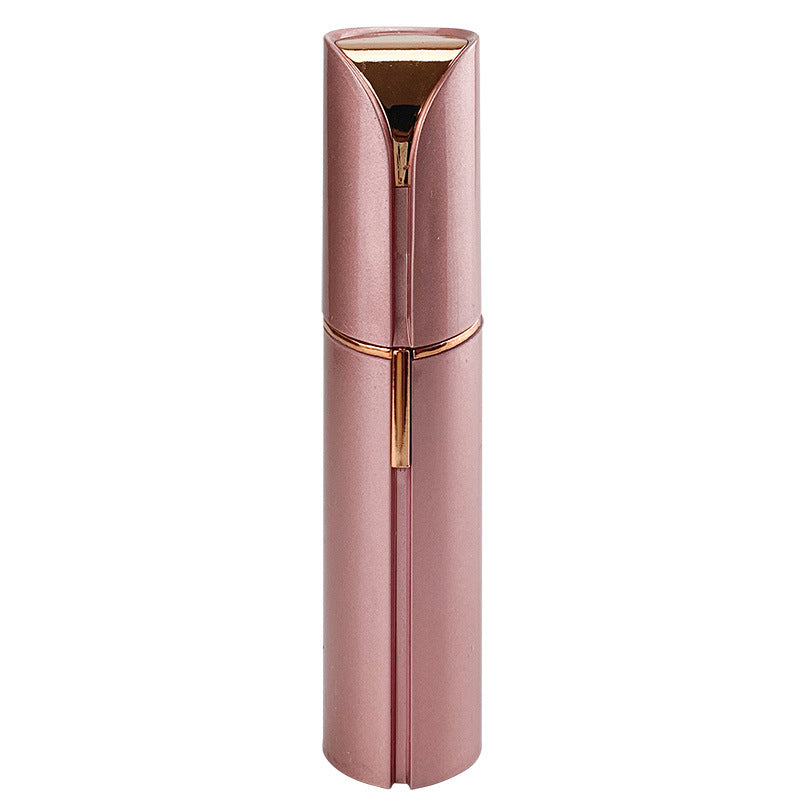"Épilateur facial portable élégant, compact, idéal pour une peau lisse et douce; accessoire essentiel pour femmes."