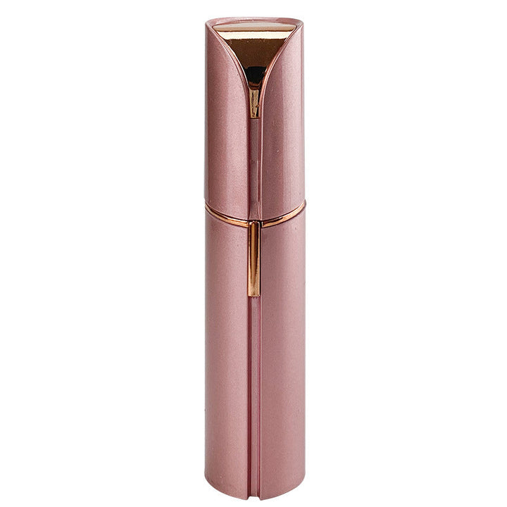 "Épilateur facial portable élégant, compact, idéal pour une peau lisse et douce; accessoire essentiel pour femmes."