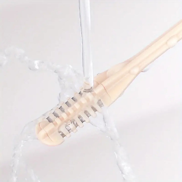 "Épilateur nasal rotatif indolore, design compact, tête 360° hygiénique, parfait pour soin nasal, épilateur portable."