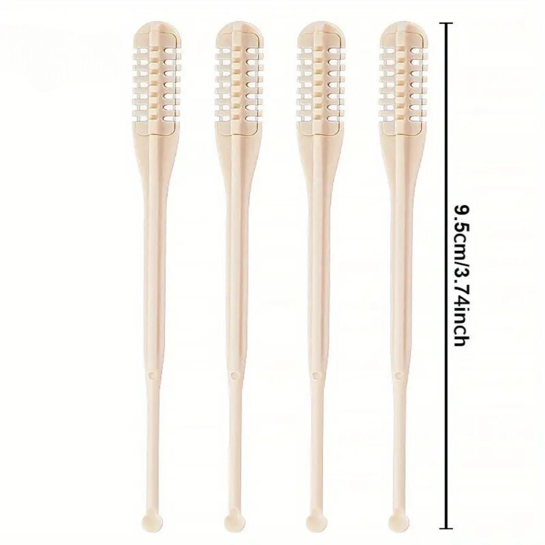 "Épilateur nasal rotatif indolore, design compact, tête 360° hygiénique, parfait pour soin nasal, épilateur portable."
