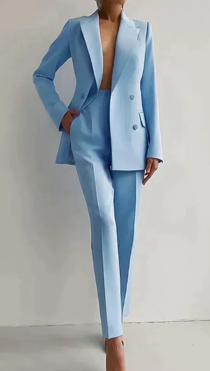 Conjunto elegante para mujeres - Blazer y Pantalón Slim