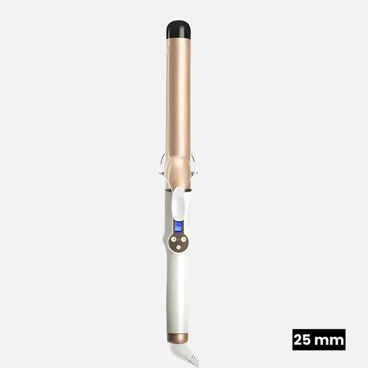 "Fer à Friser TwistCer moderne avec revêtement céramique, idéal pour cheveux courts crépus, créant boucles définies et éclata