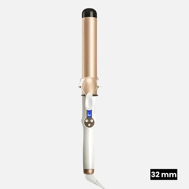 "Fer à Friser TwistCer moderne avec revêtement céramique, idéal pour cheveux courts crépus, créant boucles définies et éclata