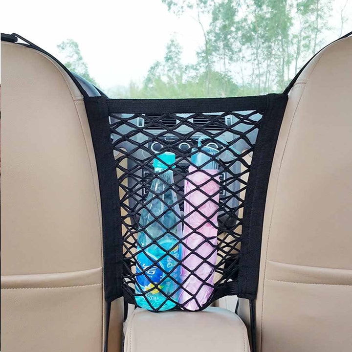 Filet sécurité chien voiture: protection optimale, installation facile.  Nylon résistant, adaptable, design élégant.