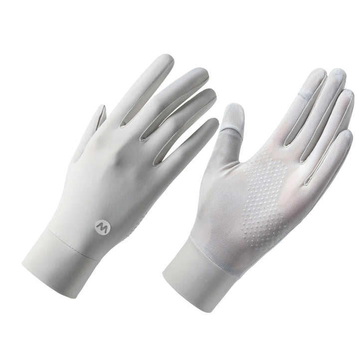 Gants anti-UV roses pour femme, protection solaire mains UPF50+, idéaux été, conduite ou jardinage.
