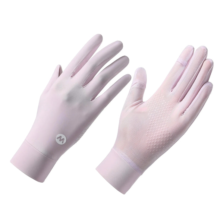 Gants de protection anti-UV UPF50+ pour femme, préservent les mains du vieillissement et du soleil intense.