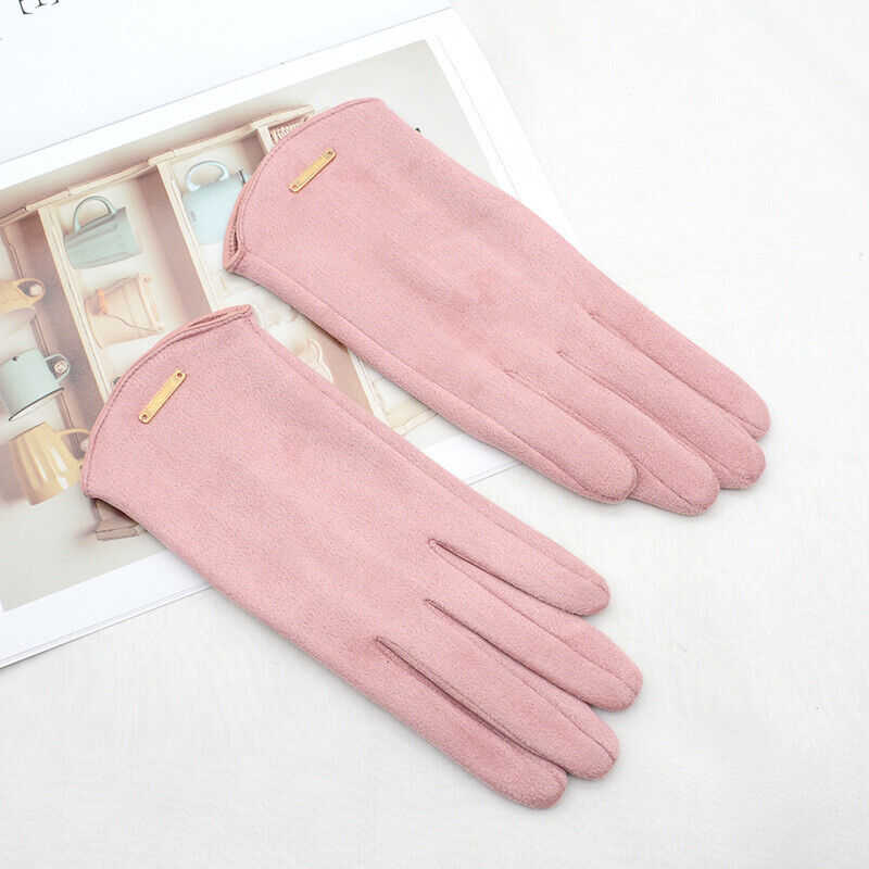 Gants classiques pour femmes, chauds et tactiles, idéaux pour l'hiver.