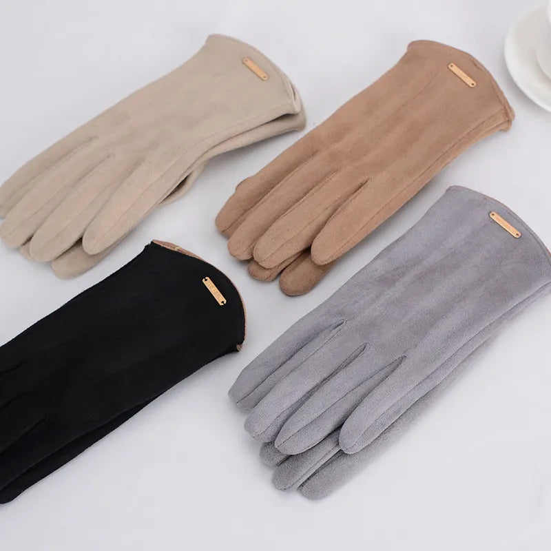 Gants élégants et chauds pour femmes, cadeau parfait pour l'hiver, fonction tactile intégrée.