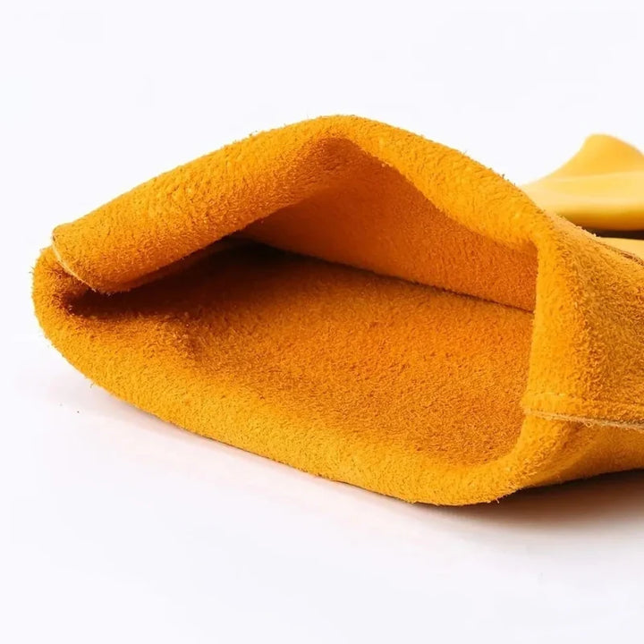 Gants de protection en cuir pour jardinage et élagage, anti-épines et coupures, pour travail sûr et confortable au jardin.