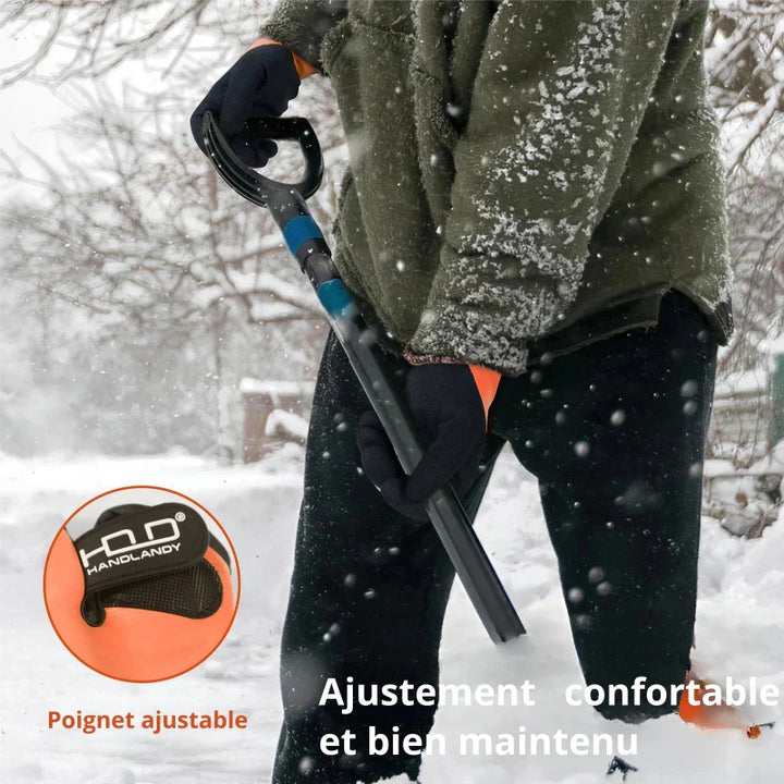 Gants unisexes résistants à l'eau et isolants thermiquement, excellents pour le bricolage ou le jardinage en hiver.
