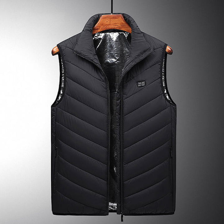 Veste chauffante homme polyvalente pour randonnée, ski ou usage quotidien en hiver. Confort thermique garanti.