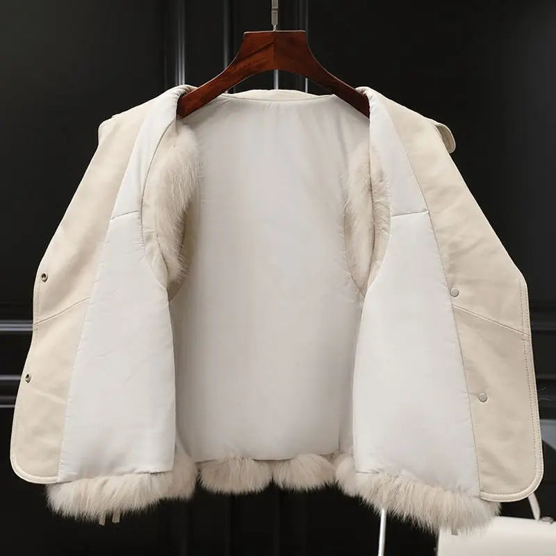 Gilet sans manches femme ajustable, idéal pour une superposition raffinée et chaleureuse.