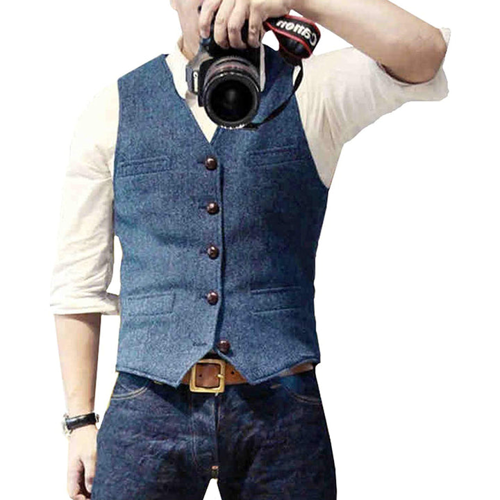 Gilet homme casual chic, coupe ajustée.  Plusieurs couleurs disponibles.