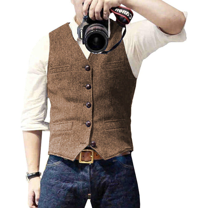 Gilet homme casual chic, coupe ajustée.  Plusieurs couleurs disponibles.