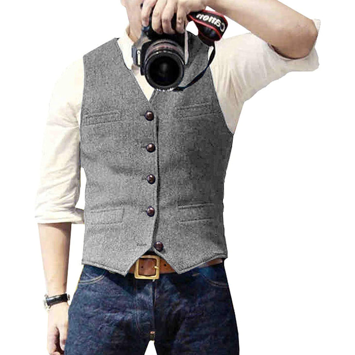 Gilet homme casual chic, coupe ajustée.  Plusieurs couleurs disponibles.