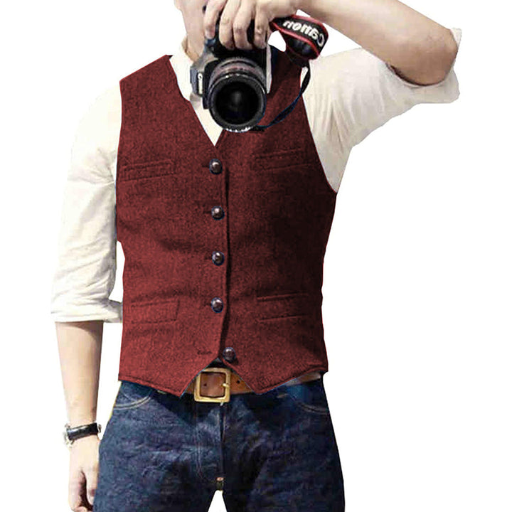 Gilet homme casual chic, coupe ajustée.  Plusieurs couleurs disponibles.