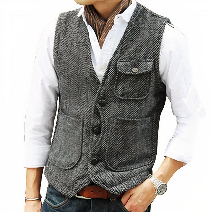 Gilet homme automne, chic et confortable, ajoutant une touche habillée à votre style quotidien.