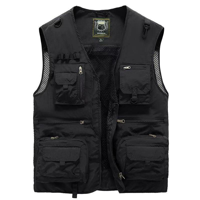 Gilet homme respirant et ultra-léger, sans manches, assurant un confort optimal pour l'été et les loisirs.