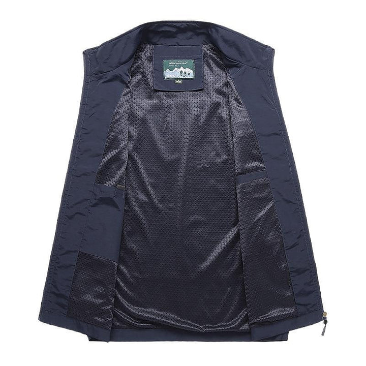Gilet homme léger et respirant, séchage rapide. Idéal sport et loisirs.