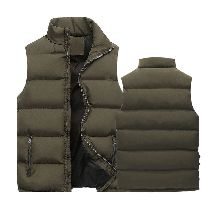 Gilet matelassé pour homme, bodywarmer élégant et chaud. Veste sans manches, parfaite pour le froid. Poches.