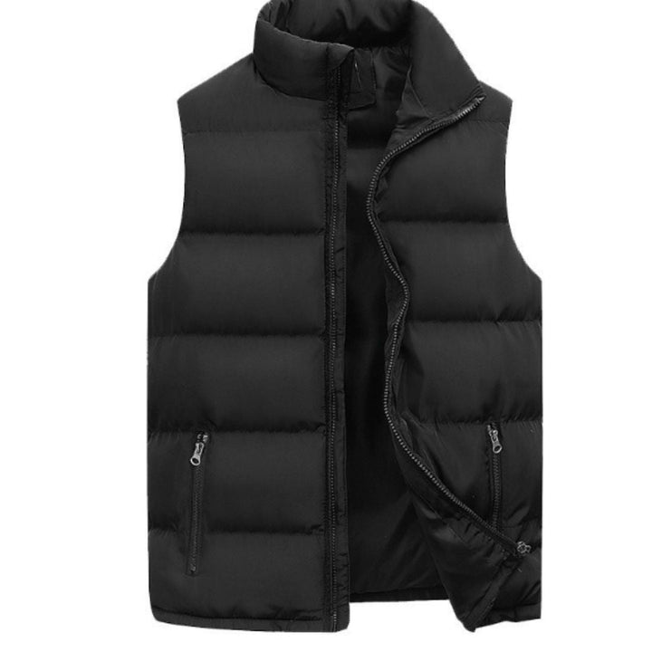 Veste sans manches homme, légère et imperméable, gilet doudoune pour activités extérieures et sport.