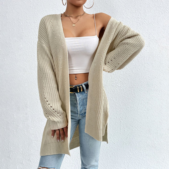 Gilet long femme, coupe élégante et confortable.  Parfait pour toutes les occasions.