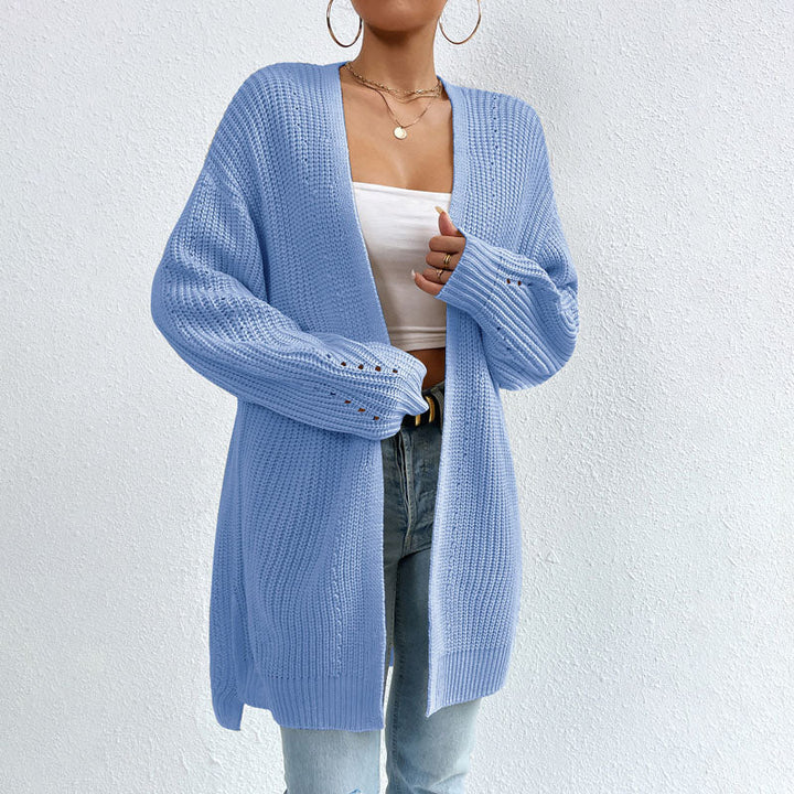 Gilet long femme, coupe élégante et confortable.  Parfait pour toutes les occasions.