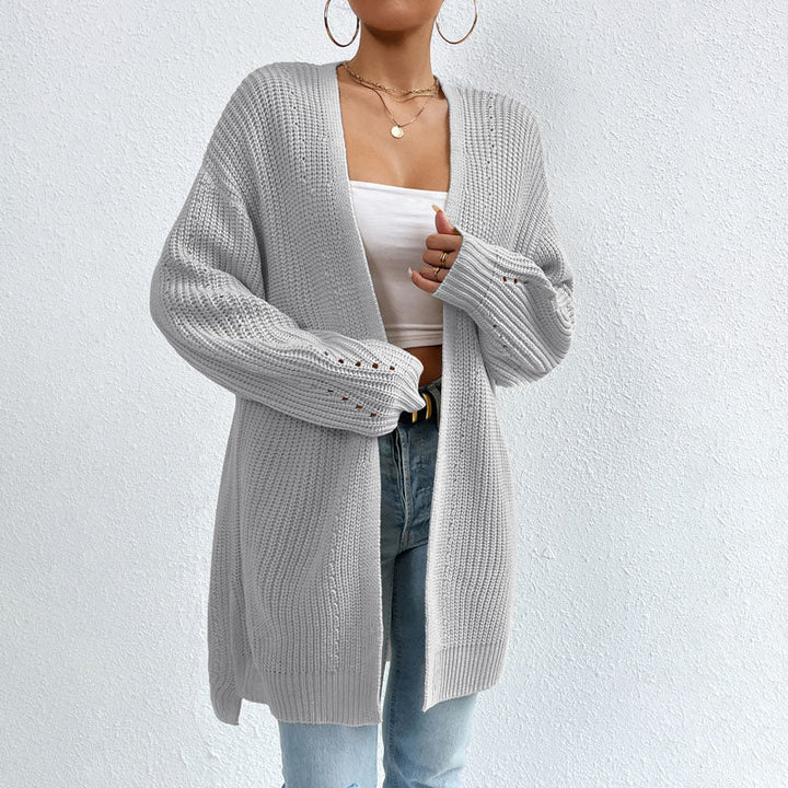 Gilet long femme, coupe élégante et confortable.  Parfait pour toutes les occasions.