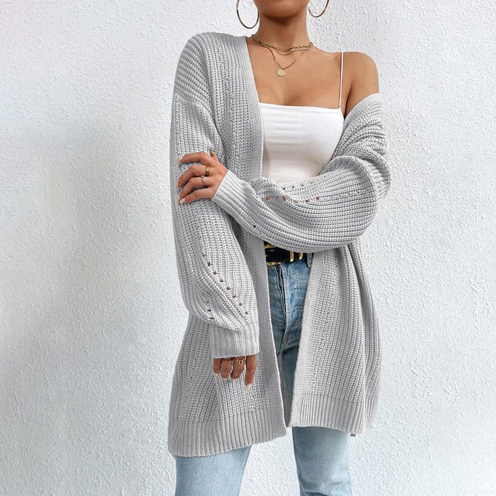 Gilet long femme, coupe élégante et confortable.  Parfait pour toutes les occasions.