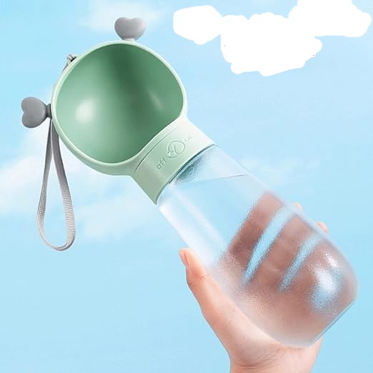 Gourde à eau pour chien, forme ourson.  Léger, durable, ouverture 10cm. Idéal pour les promenades.