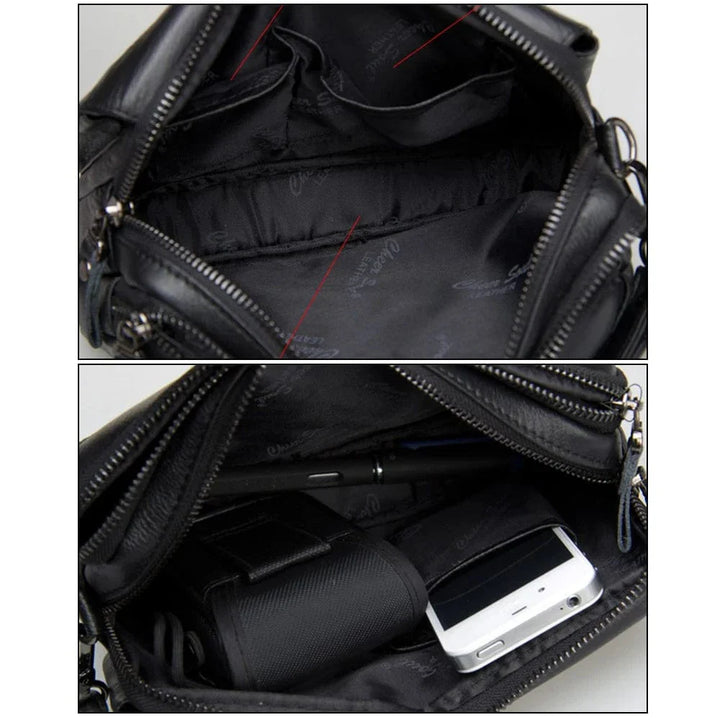 Ce grand portefeuille en cuir pour homme, couleur noir, est un accessoire de mode et organisationnel essentiel