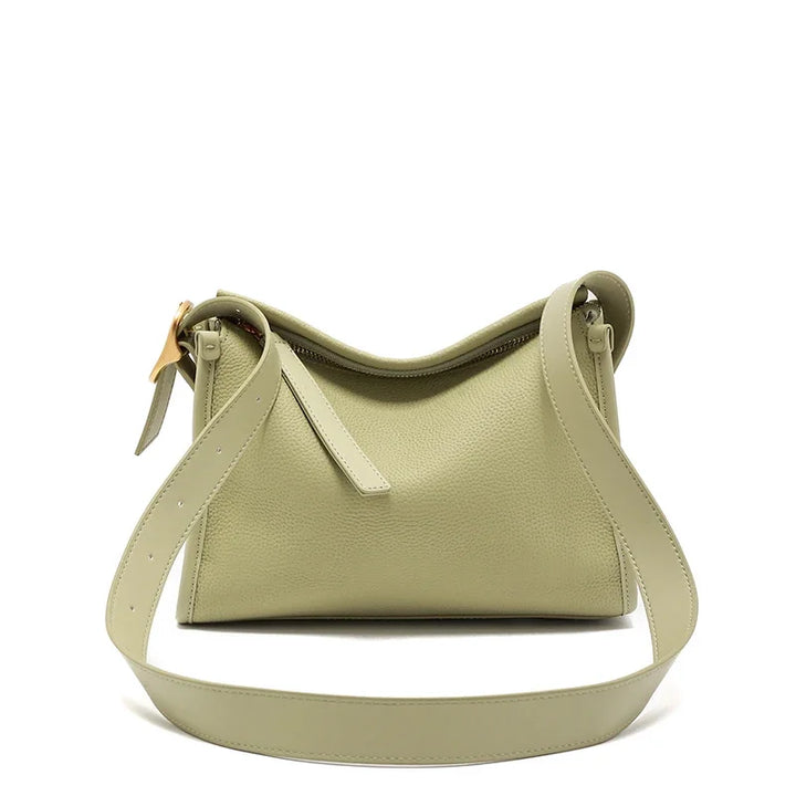 Sac à main besace en cuir véritable pour femme, élégance quotidienne et moderne, un must-have.
