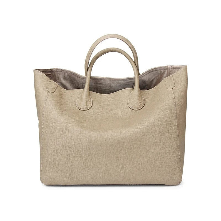 Sac cabas femme en cuir, grand volume, idéal pour transporter un ordinateur ou des dossiers