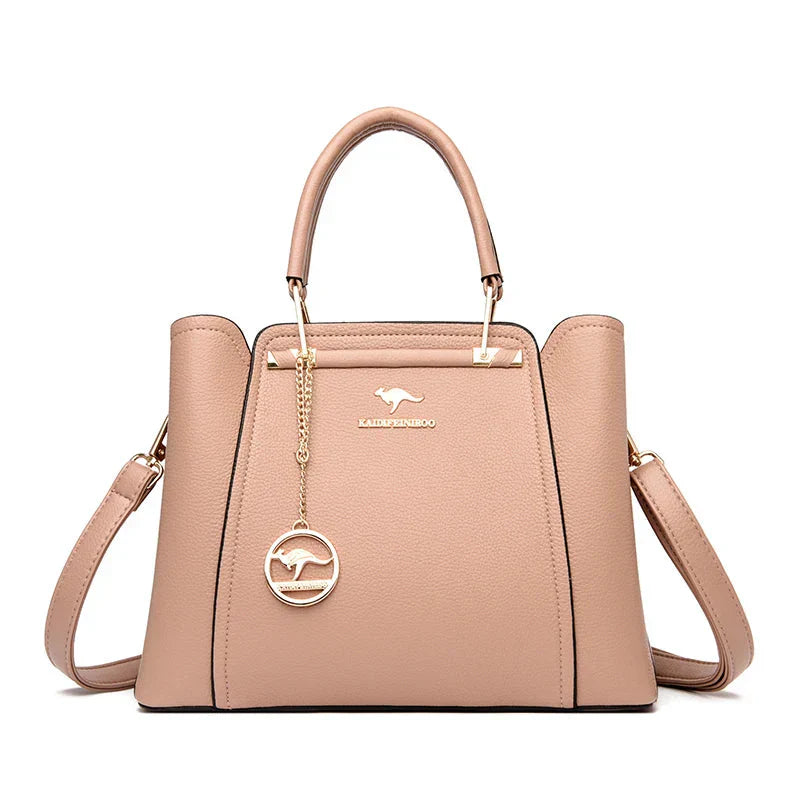 Sac à main femme en cuir, luxe et élégant, grand format et bandoulière, parfait pour toutes les femmes actives.