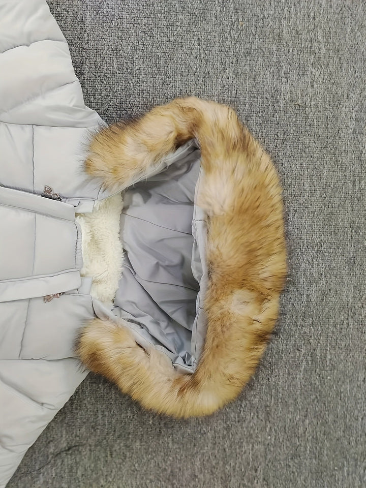 Tenue bébé chaude et confortable, grenouillère avec capuche pour le froid de l'hiver, très douce.