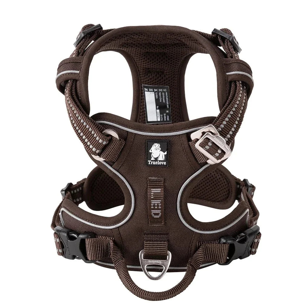 Harnais chien confortable et résistant.  Design moderne, tailles XS-XL.