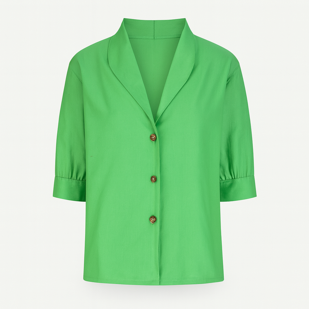Top fluide femme bleu marine, pour un style féminin, confortable et raffiné.