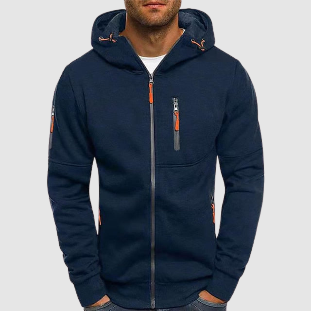 Hoodie homme Jaron décontracté, coupe moderne. Sweat à capuche confortable et polyvalent pour la mode masculine.