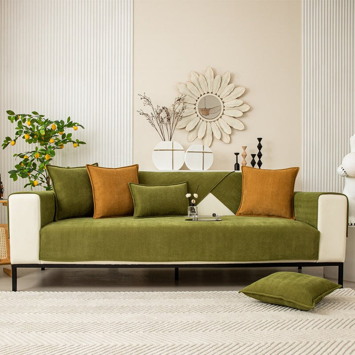 Housse de canapé extensible, protection anti-taches.  Tissu élégant et résistant, facile d'entretien.