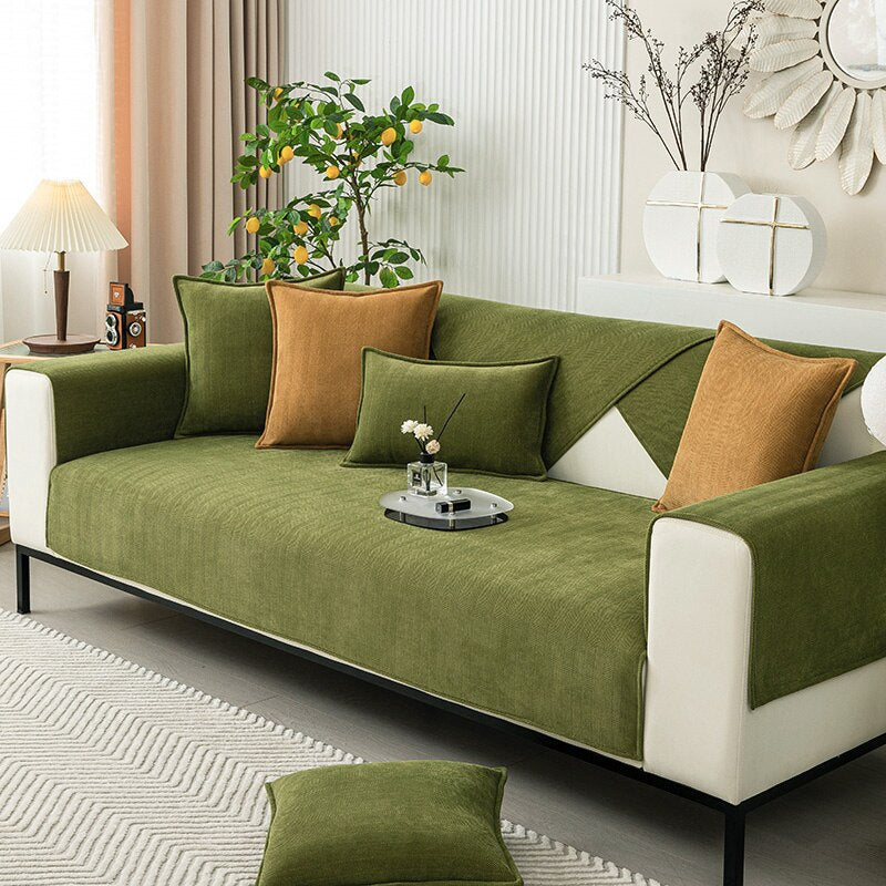 Housse de canapé extensible, protection anti-taches.  Tissu élégant et résistant, facile d'entretien.