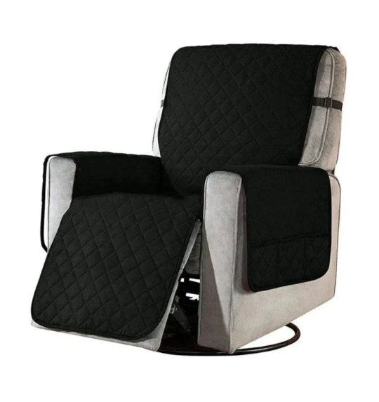 Housse de fauteuil élastique ajustable, couleur neutre, protège et embellit votre mobilier avec style et confort.