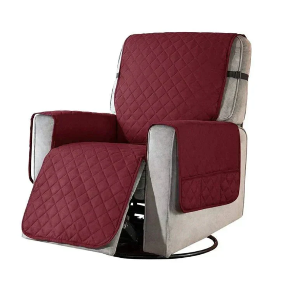 Housse de fauteuil élastique ajustable, couleur neutre, protège et embellit votre mobilier avec style et confort.