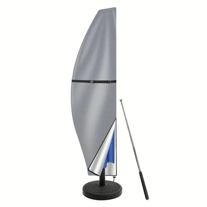 Housse parasol anti-UV, protection intégrale.  Tissu robuste, imperméable et résistant au vent.  Plusieurs tailles disponible