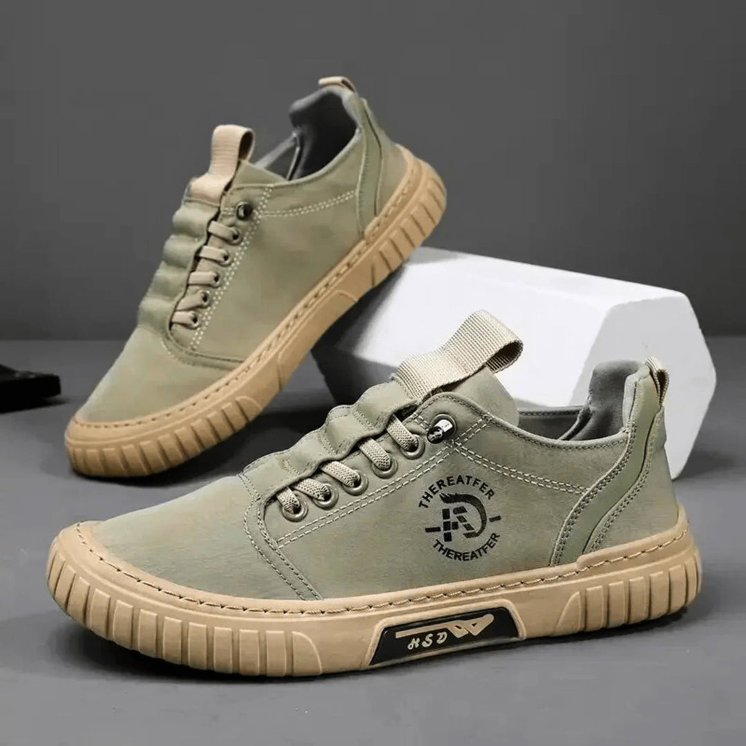 Sneaker homme confort quotidien, légère, respirante avec semelle flexible. Idéale pour printemps/été urbain.