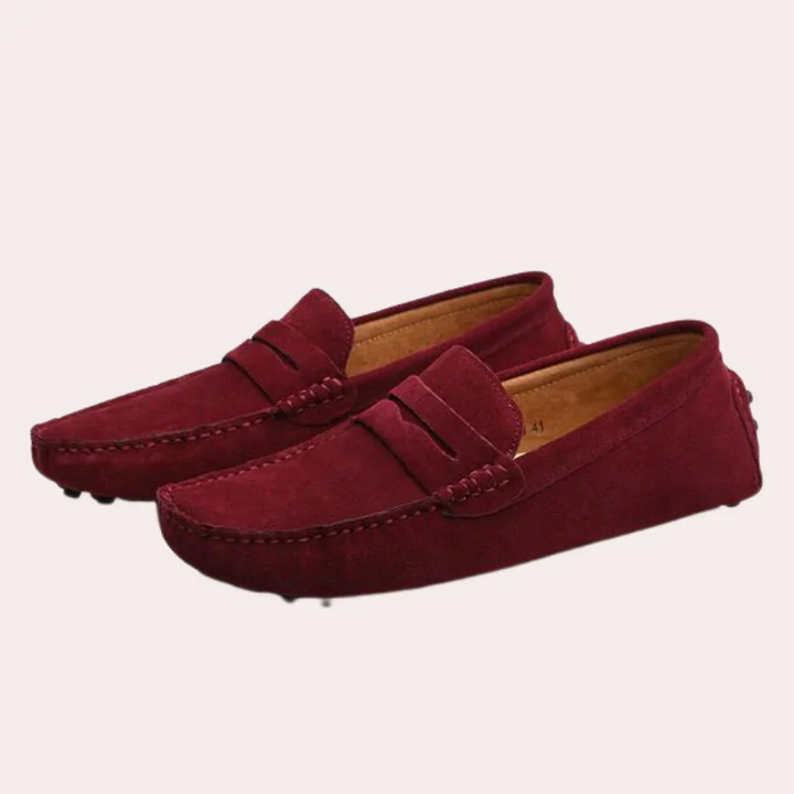 Mocassini in camoscio da uomo - Comfort & Stile Elegante