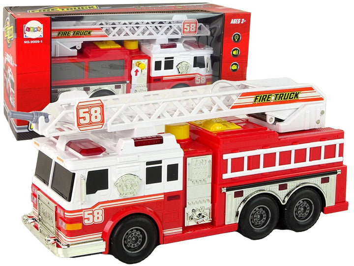 Jouet Camion de Pompiers Extra Large - 33 Pouces avec Lumières & Sirènes